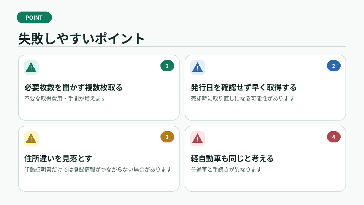 失敗しやすいポイント