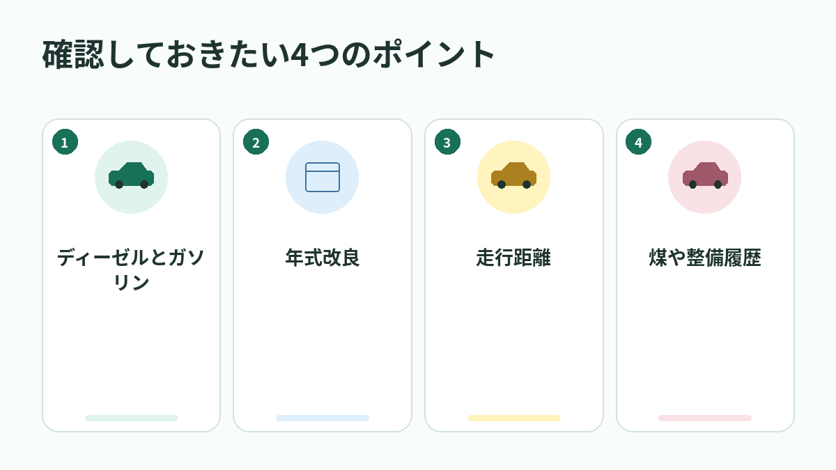 確認しておきたい4つのポイント