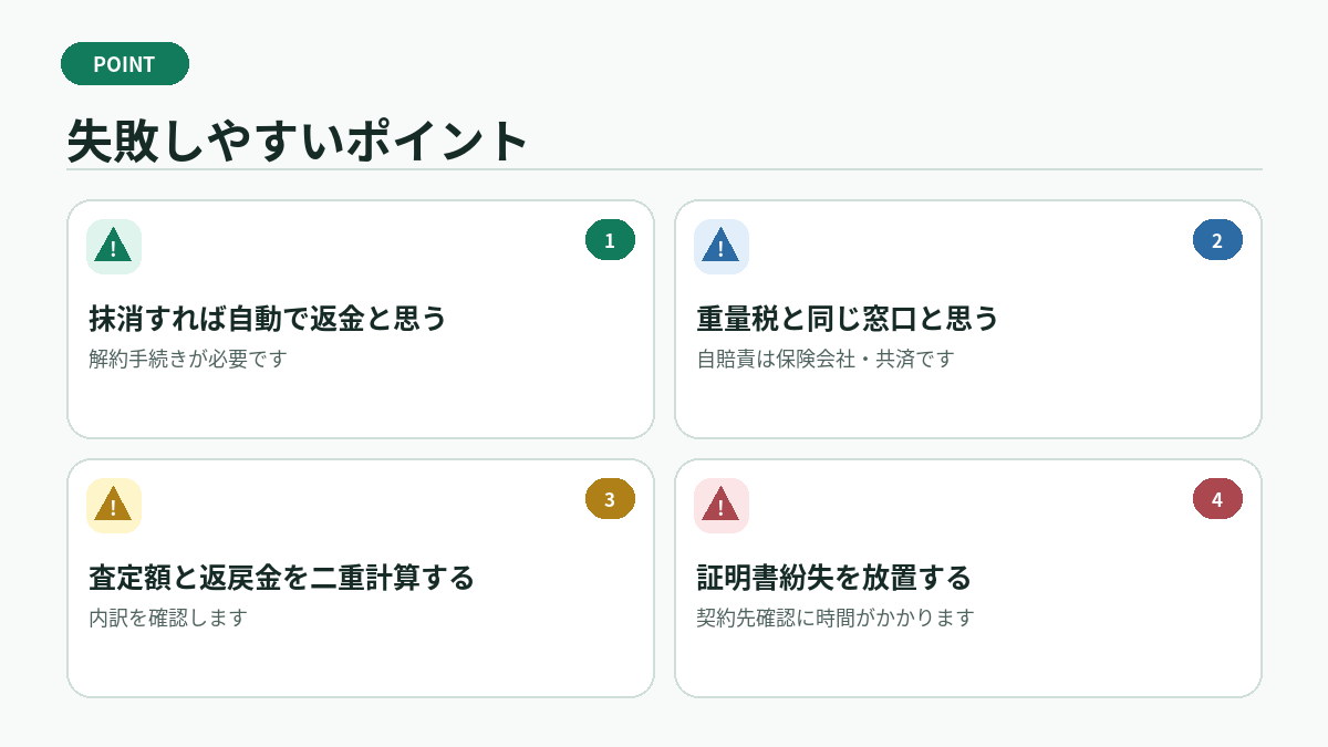 失敗しやすいポイント